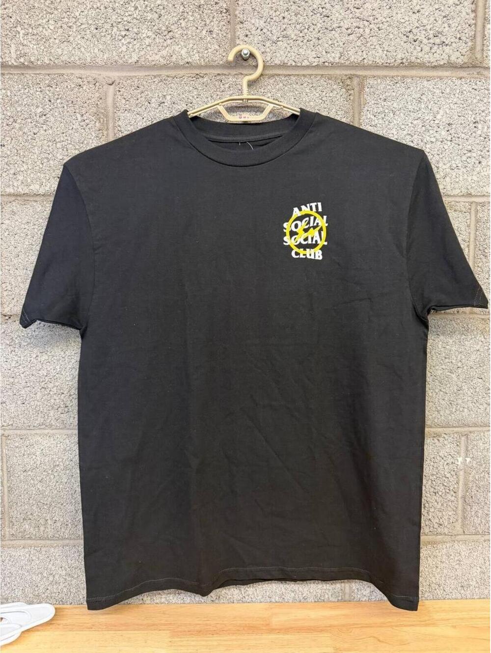 Anti Social Social Club x Fragment Logo TShirt Black XL